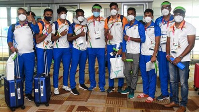 India's Olympic Contingent Returns From Tokyo