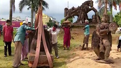 Iconic Horse Statue At Master Canteen 