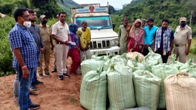 2100 KG Ganja Seized
