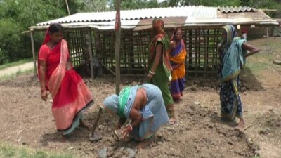 Odisha Women Villagers Build Anganwadi With Own Money