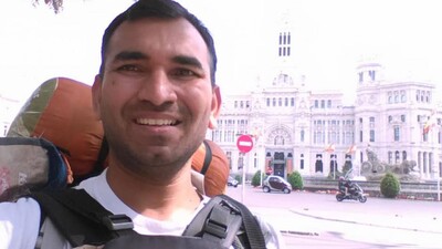 Indian Man Once Denied Visa By Pakistan Measures World On Foot In 3 Years