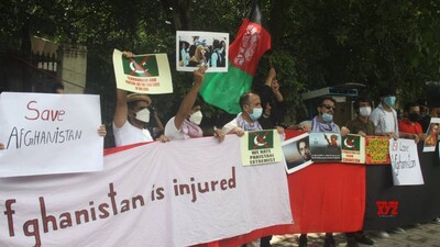 Afghans Stage Protest