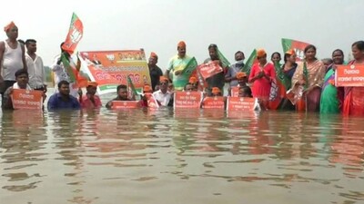 BJP's Jala Satyagraha In Bargarh