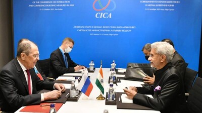 EMA Jaishankar Meets Russian Counterpart