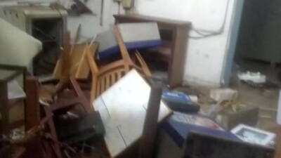 Ransacking Of Banshapani Railway Station