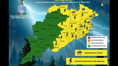 Heavy Rain To Lash Odisha Districts Till Oct 19: Check IMD’s Latest Weather Forecast 