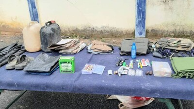 Tulasi Range Encounter: Explosives & Other Maoist Articles Recovered By Security Forces