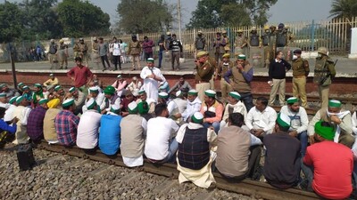 'Rail roko' Affects 130 Locations In Northern Railway Zone, Hinder Running Of 50 Trains