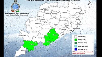 Rain Likely To Lash Few Odisha Districts Between October 28 and 30; Check IMD’s Forecast