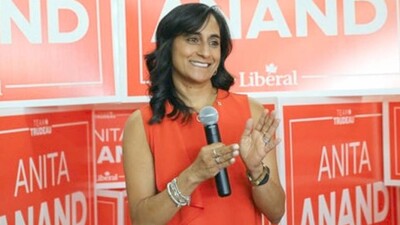 Canada's First Hindu Minister Anita Anand