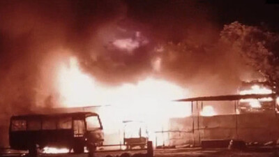 Seized Vehicles Gutted In Fire In Gujarat Police Station Premises