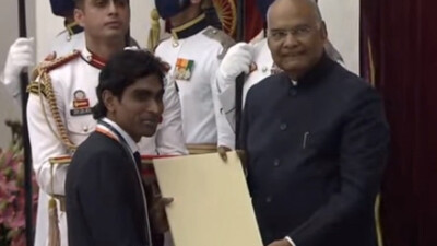 Odisha's Pramod Bhagat Conferred With Khel Ratna