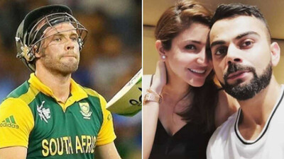 ‘Heartbroken’ Anushka Sharma, Virat Share Posts For AB de Villiers