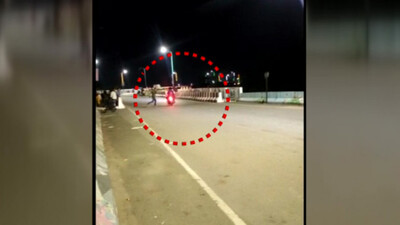 Biker Injured During Police Checking