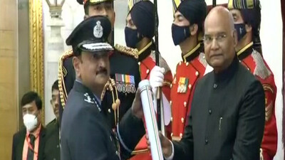 Prez Kovind Confers Ati Vishisht Seva Medal On Odisha-Born Air Marshall Dilip Patnaik