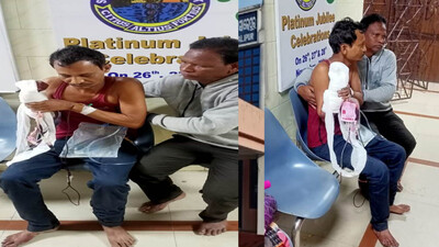 Man Walks To Hospital With Severed Palm