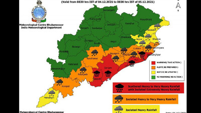 ‘Pre-Cyclone Watch’ For Odisha-AP; IMD Issues Red Warning For Odisha Districts