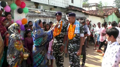 Odisha Village Bursts Into Celebrations To Receive Its First CRPF Jawans