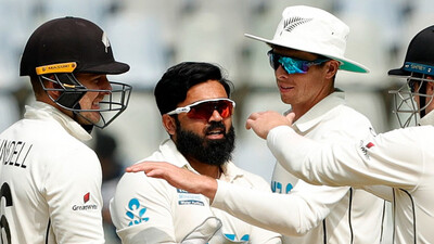 Mumbai-Born Ajaz Patel Becomes 3rd Bowler In Test Cricket History To Take All 10 Wickets In An Innin