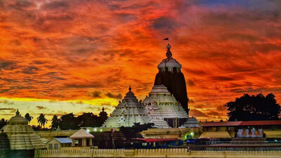 Sky near Puri Jagannath temple after Jawad cyclone Sky near Puri Jagannath temple after Jawad cyclone