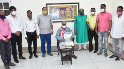 Governor Ganeshi Lal At Puri Rajbhawan