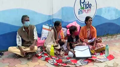 Ostracised Family Stages Dharna