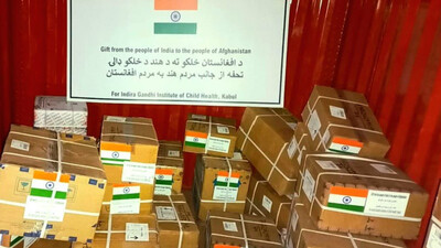 India Sends Medical Supplies To Afghanistan