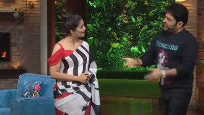 Sonali Kulkarni In The Kapil Sharma Show