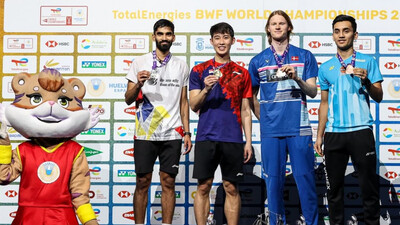 Srikanth Clinches Historic Silver At World Championships