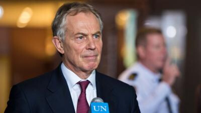 UK Ex-PM Blair Becomes Sir Tony With Queen's Knighthood