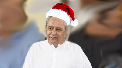 Naveen Dons Santa Cap, ahead Of Rural Polls