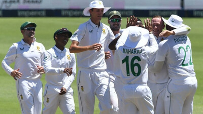 SA V IND, 2nd Test: Elgar, Petersen Rescue South Africa After Bowlers Restrict India To 202