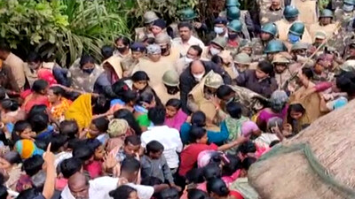 Tension Erupts In Dhinkia