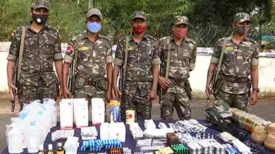 Tiffin Bombs, Medicines Seized From Maoist Dump In Odisha’s Malkangiri