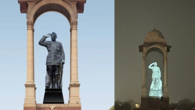PM Modi To Unveil Hologram Statue Of Netaji Subhas Bose At India Gate