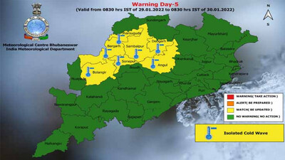 IMD Issues Yellow Warning For Cold Wave Conditions For These Odisha Districts