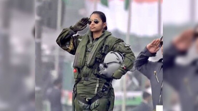 India's First Woman Rafale Fighter Jet Pilot Part Of IAF Tableau