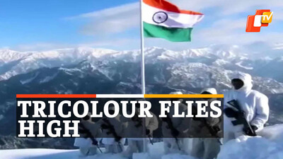 Tricolour Flies High