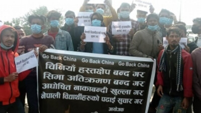 Protests Break Out In Nepal Against China's Interference