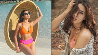 Sara Ali Khan Goes Naughty In Bikini, Watch