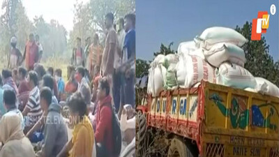 Farmers Protest Over Slow Procurement In Odisha