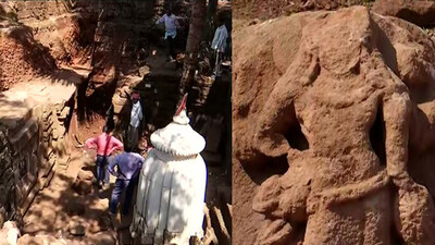 Oldest Lord Vishnu Idol Recovered From Ruins Of Another Ancient Temple In Bhubaneswar