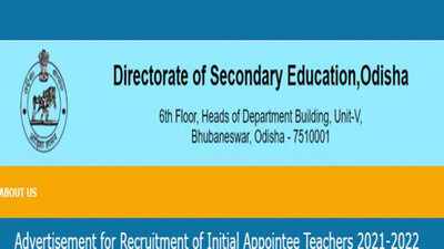 DSE Odisha Releases Exam Schedule For Initial Appointee Teacher Recruitment 2022, Details Here