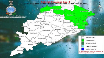 Rain In 4 Odisha Districts In Next 24 Hours; Check Latest IMD Weather Forecast 