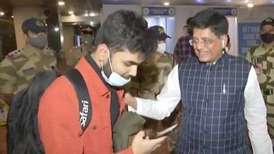First AI Flight Carrying 219 Indians Evacuated From Ukraine Lands In Mumbai