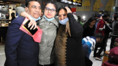 Indian Students From Ukraine Arrive In Delhi