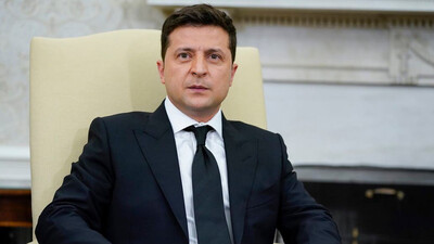 Ukrainian President Volodymyr Zelensky