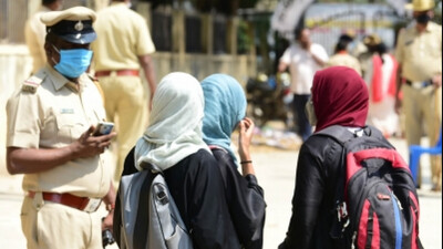 Hijab Row Leads To Confrontation Between Two Karnataka Colleges
