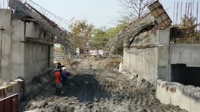 Under- Construction Railway Over Bridge Collapses In Boudh   