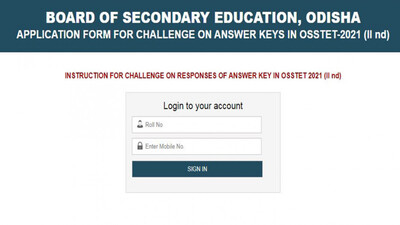 OSSTET 2021, BSE Odisha, OSSTET Answer Keys
